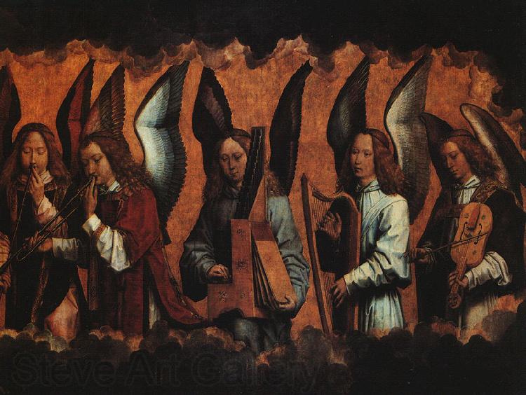 Hans Memling Musician Angels  dd Norge oil painting art